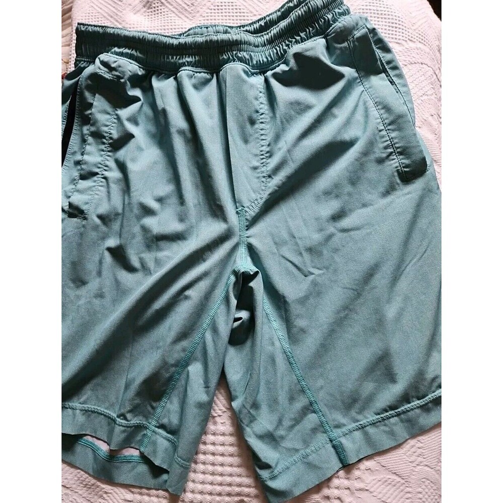 Lululemon Men's Pace Breaker Short 9'' Liner Heathered Tofino Sz Small EUC